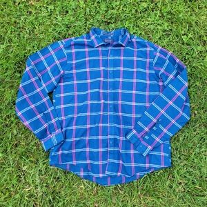 Vintage Levi's Mens plaid button down shirt Large